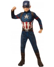Детски карнавален костюм Rubies - Avengers Captain America, размер M