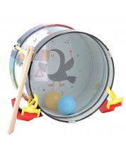 Детска играчка Vilac - Метален барабан, Дизайн на Andy Wesface