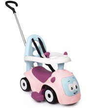 Детска кола за бутане Smoby - цикламено-розова