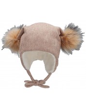 Детска зимна шапка с помпони Sterntaler - Момиче, 55 cm, 4-6 години -1
