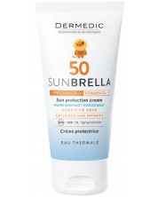 Dermedic Sunbrella Слънцезащитен крем за лице за бебета, SPF50, 50 ml