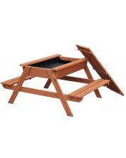 Детска дървена маса и пясъчник 2 в 1 Ginger Home -1
