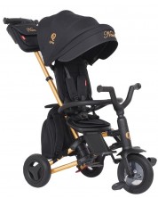 Детска триколка QPlay - Nova, Air Wheels, Golden/Black -1