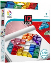 Детска логическа игра Smart Games - IQ Love, със 120 предизвикателства