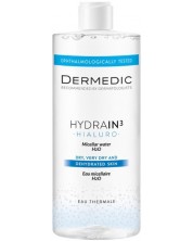 Dermedic Hydrain3 Hialuro Мицеларна вода H2O, 500 ml -1