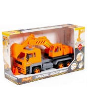 Детска играчка Polesie - Камион с багер Diamond -1