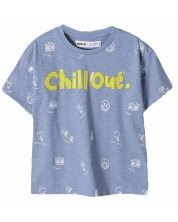 Детска тениска Minoti - Want 3, с принт, 2-3 години -1