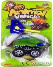 Детска кола с изстрелвачка Raya Toys - Динозавър -1