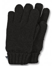 Детски плетени ръкавици Sterntaler - 9-10 години, черни