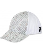 Детска бейзболна шапка Sterntaler - Бяла, 55 cm, 4-7 години -1