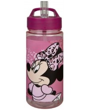 Детска бутилка за вода Undercover Scooli - Aero, Minnie Mouse, 500 ml