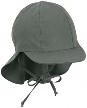 Детска лятна шапка с козирка и UV 50+ защита Sterntaler - 51 cm, 18-24 месеца, сива -1