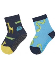 Детски чорапи със силиконова подметка Sterntaler - 19/20, 12-18 месеца, 2 чифта -1