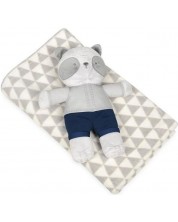 Детско одеяло с плюшена играчка Baby Matex - Carol, Панда -1
