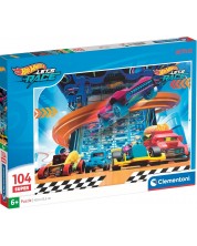 Детски пъзел Clementoni от 104 части - Hot Wheels (вариант 3) -1