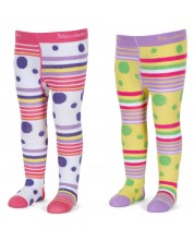 Детски памучни чорапогащници Sterntaler  - 2 броя, 80 cm, 8-9 месеца -1