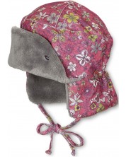 Детска зимна шапка ушанка Sterntaler - За момичета, 45 cm, 6-9 месеца -1