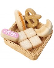Детски дървен комплект Tender Leaf Toys - Хлебчета в кошница -1