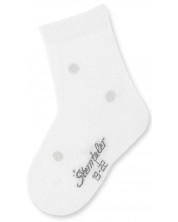 Детски чорапи Sterntaler - На точки, 27/30 размер, 5-6 години, бели