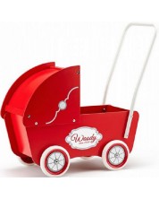 Детска играчка Woody - Ретро количка за кукли -1