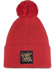 Детска шапка BUFF - Knitted beanie Deik, червена -1