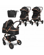 Детска количка Lorelli - Alba, Premium black -1