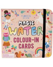 Детски карти за оцветяване Floss and Rock Magic Water - Феята на дъгата