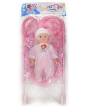 Детски комплект Raya Toys - Бебе в количка -1