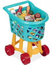 Детски комплект Battat - Пазарска количка с продукти -1