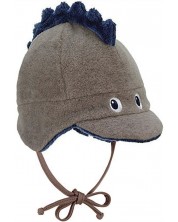 Детска зимна шапка ушанка Sterntaler - Дино, 43 cm, 5-6 месеца -1