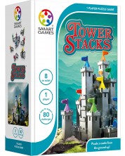 Детска логическа игра Smart Games - Tower Stacks -1
