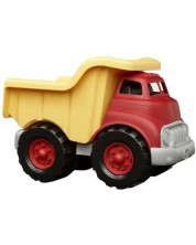 Детска играчка Green Toys - Самосвал, червено и жълто