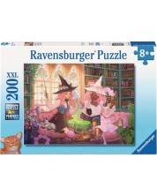 Детски пъзел Ravensburger от 200 XXL части - Омагьосваща библиотека -1