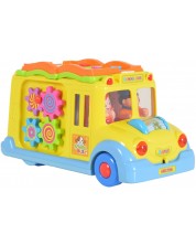 Детска музикална играчка Hola Toys - Училищен автобус  -1
