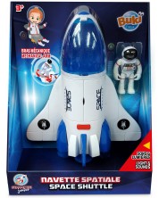 Детска играчка Buki Space Junior - Космически кораб, със звуци и светлини -1