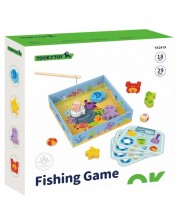 Детска дървена игра Tooky Toy - Риболов -1