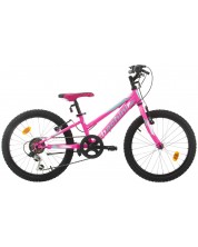 Детски велосипед Bachini - Jessie, 20", 6-8 години, матово розов -1