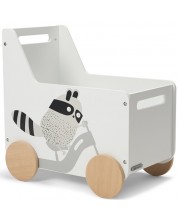 Детска количка за играчки KinderKraft - Raccoon -1
