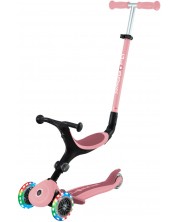 Детска тротинетка 3 в 1 Globber - Go Up Active Lights, розова