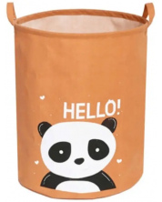 Детска кошница за съхранение на играчки Sipo - Hello Panda, 43 l