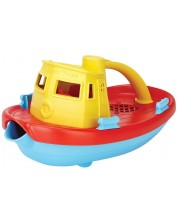 Детска играчка Green Toys - Лодка влекач, жълта