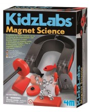 Научен комплект за експерименти 4M Kidz Labs - Магнити