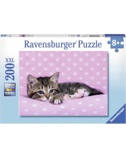 Детски пъзел Ravensburger от 200 XXL части - Време за дрямка