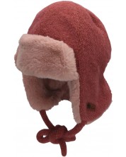 Детска шапка ушанка Sterntaler - За момичета, 51 cm, 18-24 месеца, розова