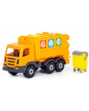 Детска игграчка Polesie Toys - Камион за боклук с кофа -1