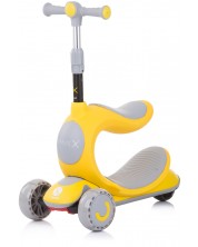 Детски скутер Chipolino - Space X, 2в1, жълт -1