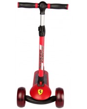 Детска тротинетка Mesuca - Ferrari Twist, FXK28, с 3 гуми, червена