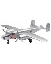 Детска играчка Newray - Самолет B-25 Mitchell Red Bull, 1:72
