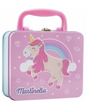 Детско метално куфарче с козметика Martinelia Little Unicorn -1