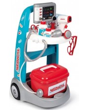 Детски комплект Smoby - Медицинска количка с аксесоари -1